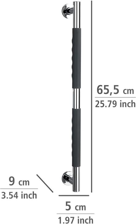 RVS Veiligheidsbeugel 65,5 cm voor Badkamer en Toilet