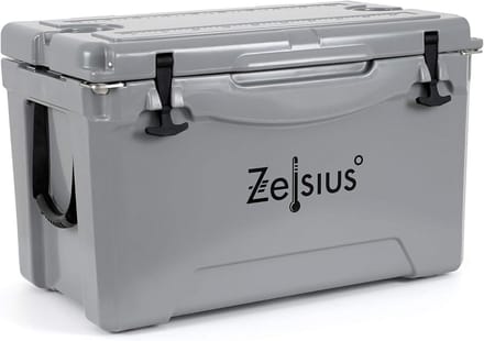 Koelbox - Isolatiebox Thermobox - Buitenactiviteiten Opslag - Luchtdicht Afsluitbaar - 50 Liter - Grijs