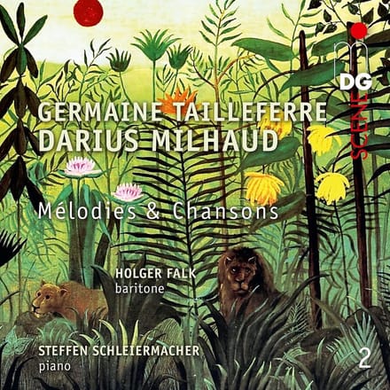 Holger Falk & Steffen Schleiermacher - Tailleferre & Milhaud: Mélodies Et Chansons, Vol.2 (CD)