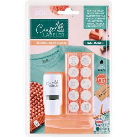 COLOP Craft Labeler textielstempel "Handmade"