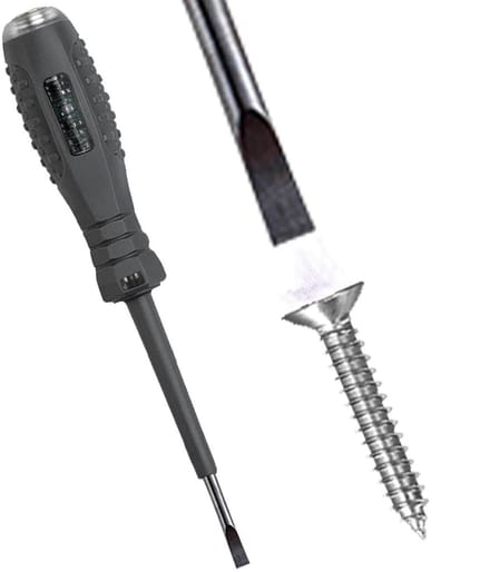 Digitale Spanningsmeter - Spanningstester Pen - Elektrische Installatie - Automatische Detectie - 16 cm - Geel
