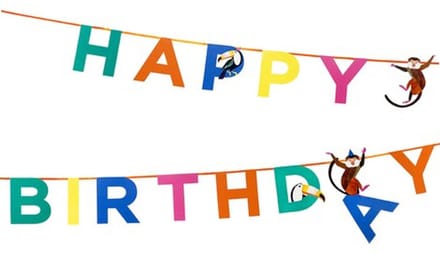 Happy Birthday Feestbeesten slinger