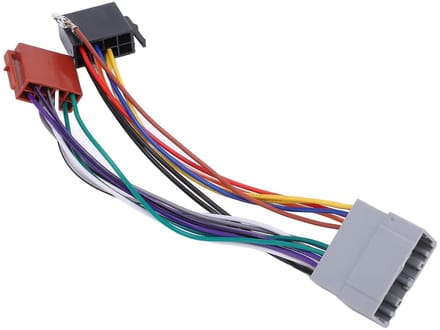 Stereokabelboom Adapter - Autoradio Connector - Autoradio Installatie - Voorgestripte Kabel - 19x8x3 cm - Zwart