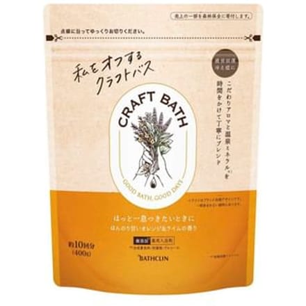 BATHCLIN - Craft Bath Salt Sweet Orange and Lime - 400g