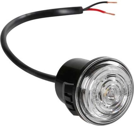 Markeringslamp 9-33 Volt - 1x led - diameter 30mm - E4 - I67
