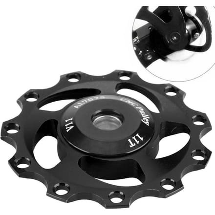Guide-roue de dérailleur arrière de vélo de montagne léger GUB 11T (Noir) noir