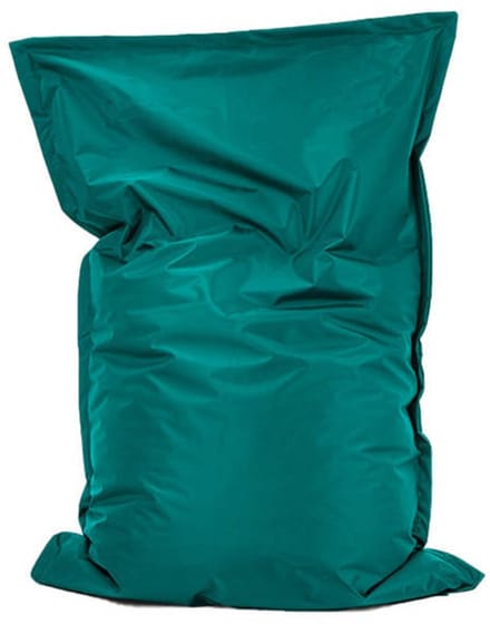 Drop & Sit Zitzak Nylon - Zitzakfauteuil - Woonkamerzitzak - Smaragd - 100 x 150 cm - binnen en buiten