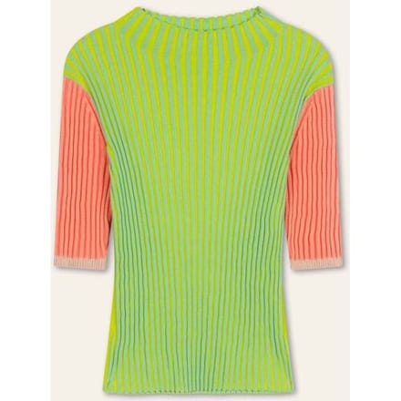 Oilily Kalligrafie Trui- maatM Jade Groen