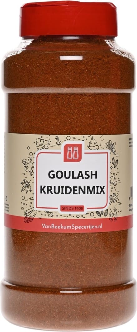 Van Beekum Specerijen - Goulash Kruidenmix - Strooibus 600 Gram