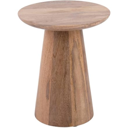 Leitmotiv Bijzettafel Force Small - Naturel - Ø40cm - Modern