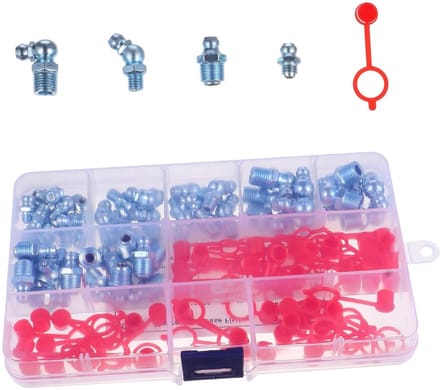 Smeernippel Set - Vetmond Assortiment - Machine Onderhoud - Hoge Hardheid - 100 Stuks - Diverse Kleuren