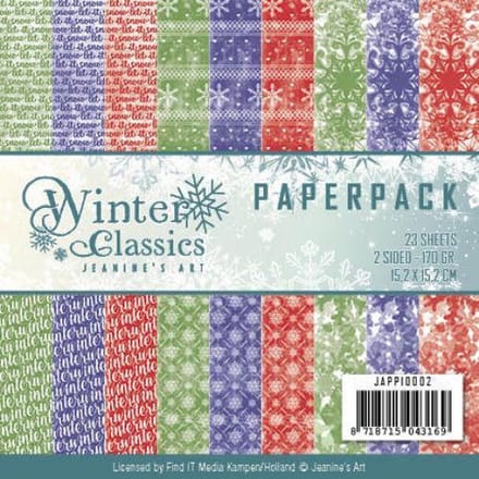 Jeanine Art - Winter Classics - Papierpak