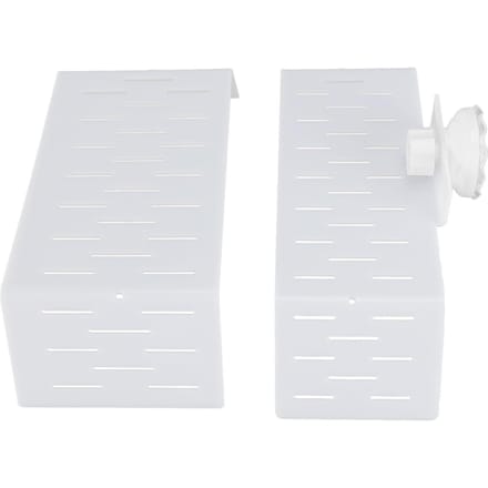 Schildpad Zonneplatform Plastic Sterke Zuignap Antislip Schildpadhelling Klimrek voor Reptiel Rust white
