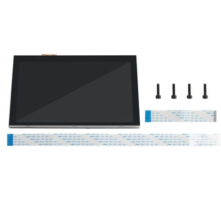 5 Inch Touchscreen Monitor Compatibel met Raspberry Pi Board 800x480 DSI IPS LCD-scherm 5-punts zwart