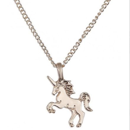 Bijoux by Ive  - Ketting - Eenhoorn - Unicorn - Goudkleurig - 41/ 46 cm