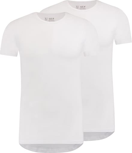 RJ Everyday 2-Pack Maastricht T-Shirt Ronde Hals Wit XXL