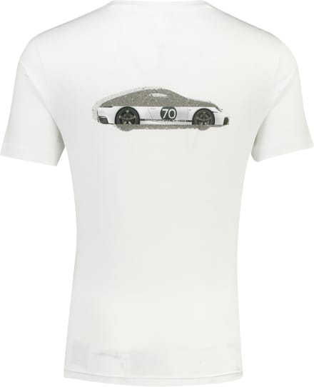 BOSS Green Porsche t-shirt wit 100% katoen