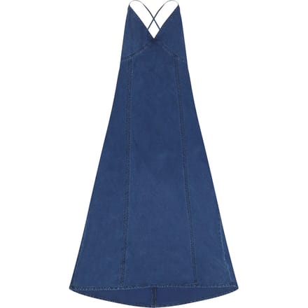 Lee 112378515 Lange Jurk Zonder Mouwen Blauw S Vrouw