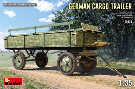 MiniArt Modelbouwpakket Militaire voertuigen - 35320 German Cargo Trailer Plastic - 1:35 - Modelbouw