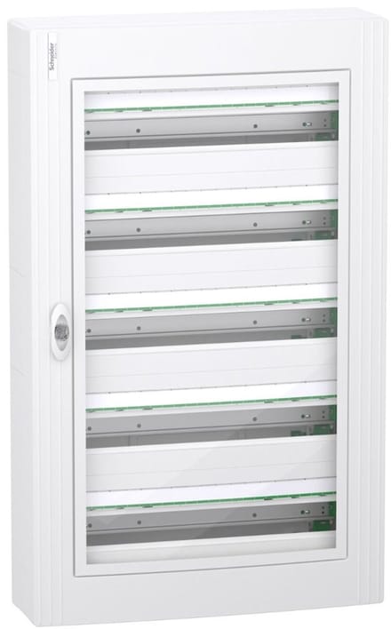 Schneider Electric prismaSeT lege zekeringkast 5-rijen 120 modules met transparante deur (LVSXM524)