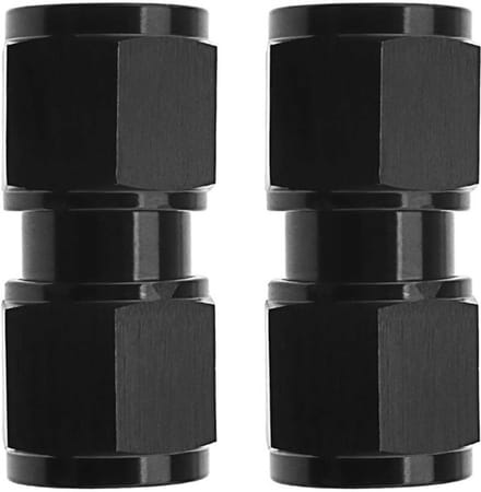 Dailygoody - An-10 Union Connector - Aluminium Fitting - Zwart