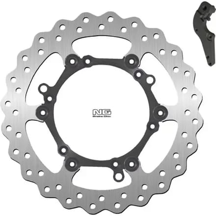 Vlotterende motorremschijfset en steuntje NG Brake Disc Wave 1254XK17