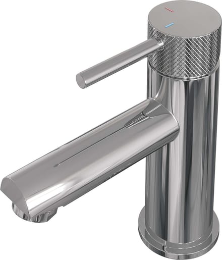 Brauer Chrome Carving lage opbouw wastafelmengkraan model A chroom