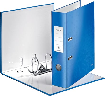 Ordner A4 Breed Karton Leitz Wow 1005 Blauw