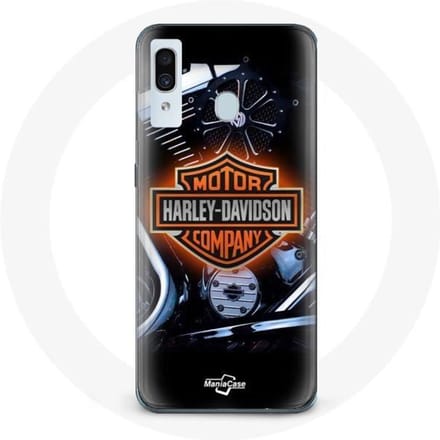 Coque pour Samsung Galaxy A30 Harley Davidson Compagnie automobile logo