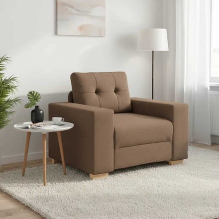 vidaXL Fauteuil Bruin 100x78x80 cm Stof