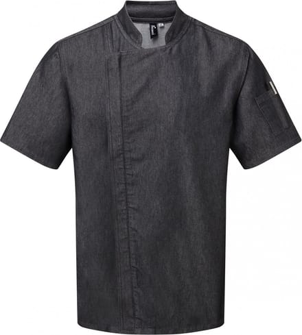 Schort/Tuniek/Werkblouse Unisex M Premier Black Denim 60% Katoen, 40% Polyester
