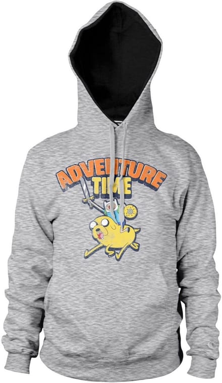 Adventure Time Gewassen hoodie, heathergrijs