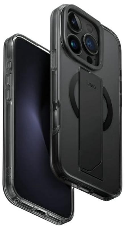 UNIQ Heldro Max iPhone 16 Pro 6.3  Magclick Oplaadcase zwart/vapour smoke