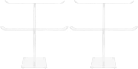 Armbandhouder 2 Stuks - Sieraden Organizer - Sieraden Presenteren - Antislip Basis - 26.5 x 25.5 x 15 cm - Transparant