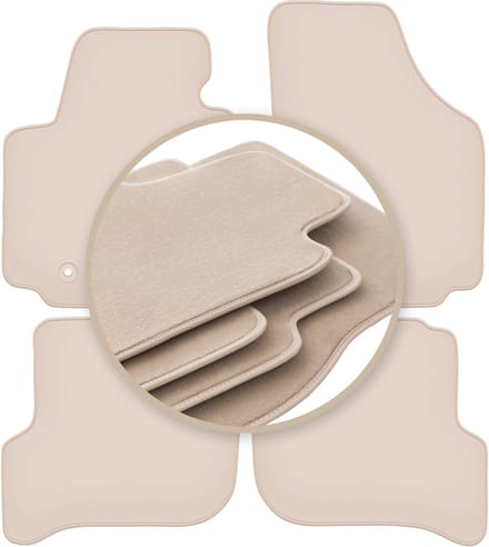 PREMIUM beige matten voor: Seat Altea XL minivan 2006-08.2008