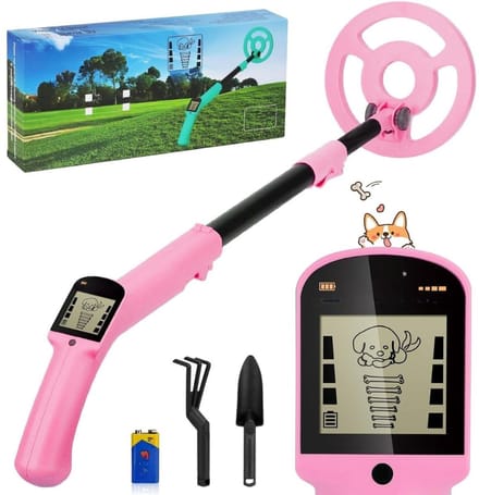 SCH® Metaaldetector voor Kinderen - Metaaldetector - Roze - 42cm x 18cm x 5cm