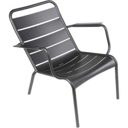 Fermob - LUXEMBOURG lage fauteuil - 42 drop mat - zwart
