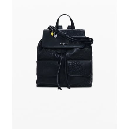Desigual vrijetijdsrugzak handtas Sierra Prisa Mini Backpack Black zwart