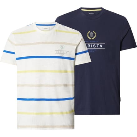 Babista herren T-Shirts, Set Van 2 - 48/50 - wit - Plus Size