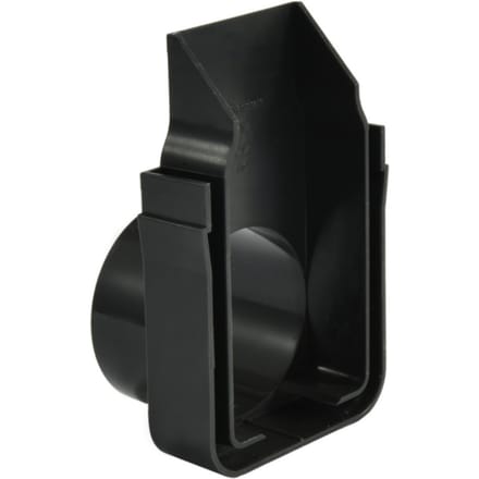 Drain 65/100 eindplaat met horizontale uitloop dia 50mm