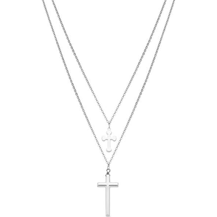 Luxenter ketting afgewerkt met rhodium - Frikca