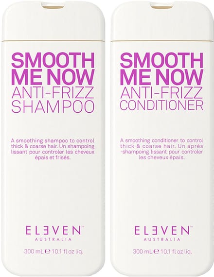 Eleven Smooth Me Now Anti-Frizz Shampoo + Conditioner 300ml