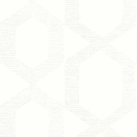 Flügger Fiona Vliesbehang 570631 - Six Senses - Infinity - Wit - 53cm x 10.05m
