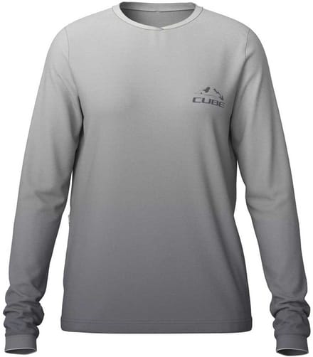 Cube Soft Langarm Enduro Trui Grijs S Vrouw