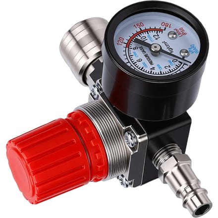 Luchtcompressor Drukschakelaar Regelklep 4 Richtingen 175PSI Luchtcompressor Drukschakelaar met Manometer