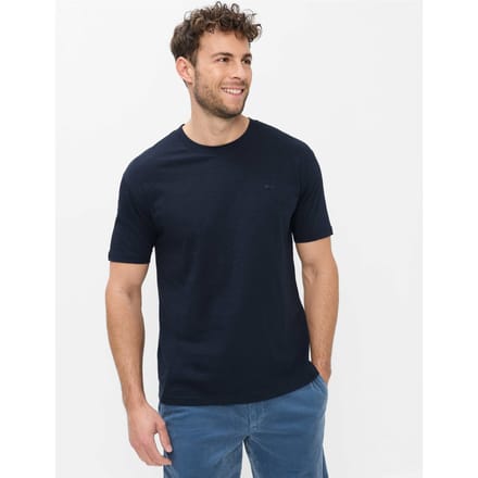 Brax Heren Shirt  Style TROY navy, donkerblauw, maat L