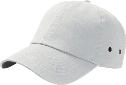 Atlantis Actie 6 Paneel Chino Baseball Cap (Wit)