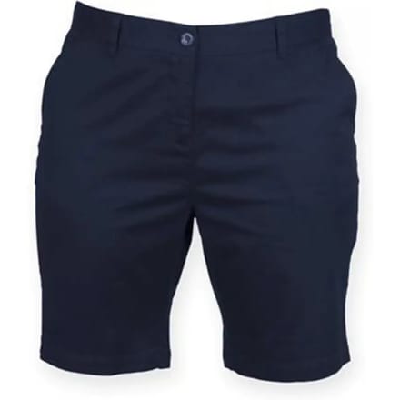 Dames stretch chino shorts Front Row