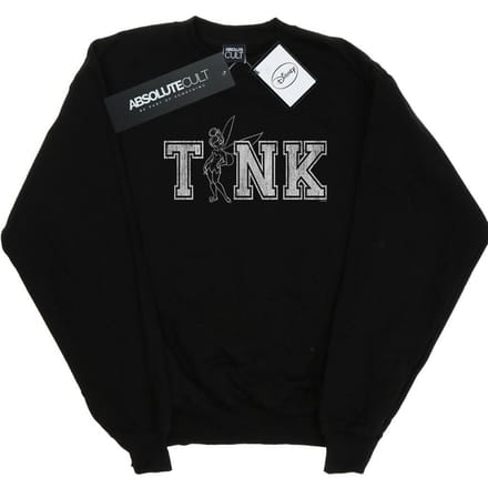 Disney Dames/Dames Tinker Bell Collegiate Tink Sweatshirt (Zwart)