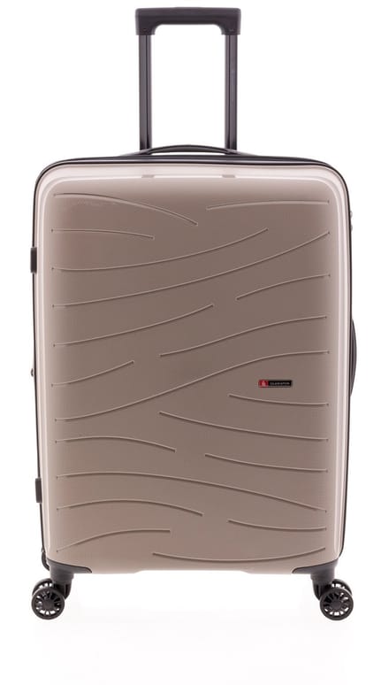 Gladiator Flow Middelgrote Koffer - 68 cm - 70/80 liter - Expandable - Beige